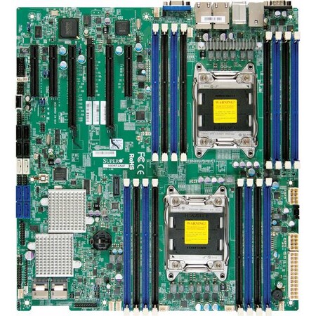 Supermicro X9DR7-LN4F-JBOD Motherboard - Dual Socket R (LGA2011) / Intel C602 / DDR3 / PCI-E3.0 / SATA3 / SAS2 / E-ATX